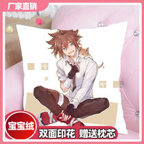 Customized cushions around the concave and convex world double-sided with pillow core Anmixiu Leishi animation mobile game cushion pillow