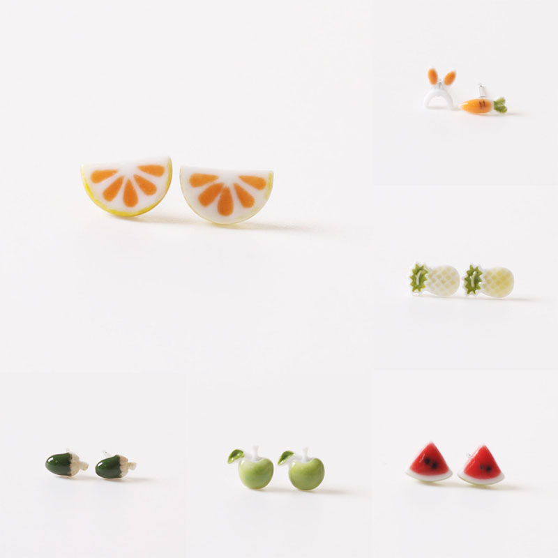 Ceramic trinkets original design small fresh fruit pie collection new small adult students female personality simple