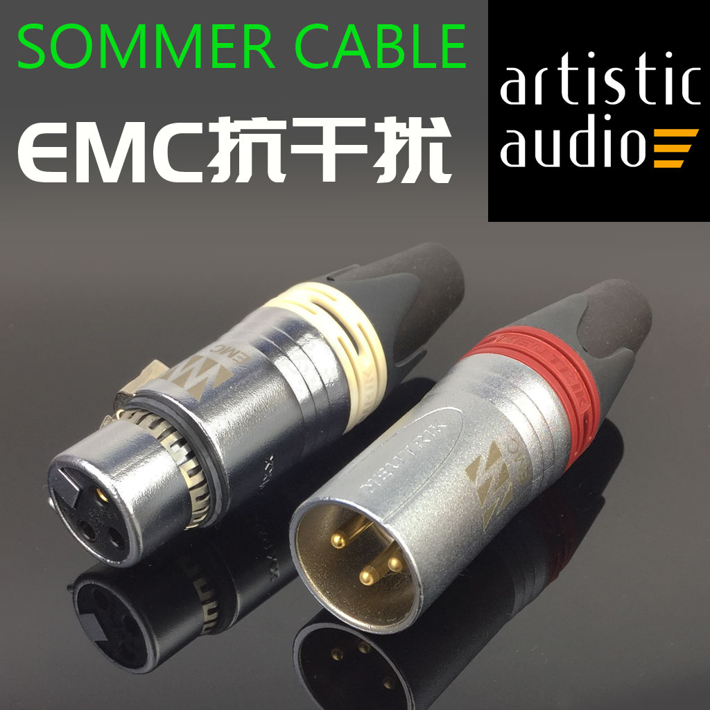 Sommer EMC Cannon Plug Three-Core XLR Anti-Interference SOM Newtrick Cannon NC3MXX NC3FXX