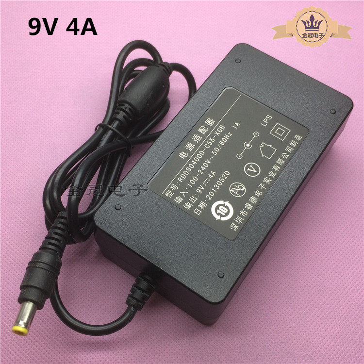 POSS machine Shande PS400 credit card machine power supply 9V4A handheld wireless charging cable RD0904000-C55-CGB