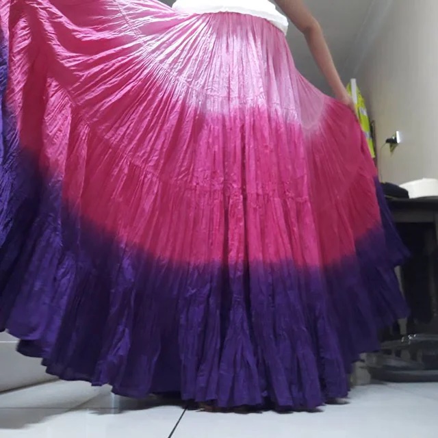 Spot ATS US tribal wind FCBD belly dance performance big swing nepotism red purple Indian hand