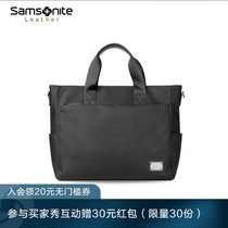  Samsonite briefcase mens large capacity nylon handbag messenger shoulder bag Casual business official bag Computer bag