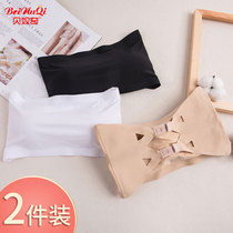 Anti-light chest female bottom inside and outside wear gather beautiful back sexy shoulder strap one-piece bra wrap chest underwear