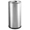 Creative hotel Stainless steel covered trash can hall circular hotel outdoor ashtray Hotel large smoke extinguishing tube