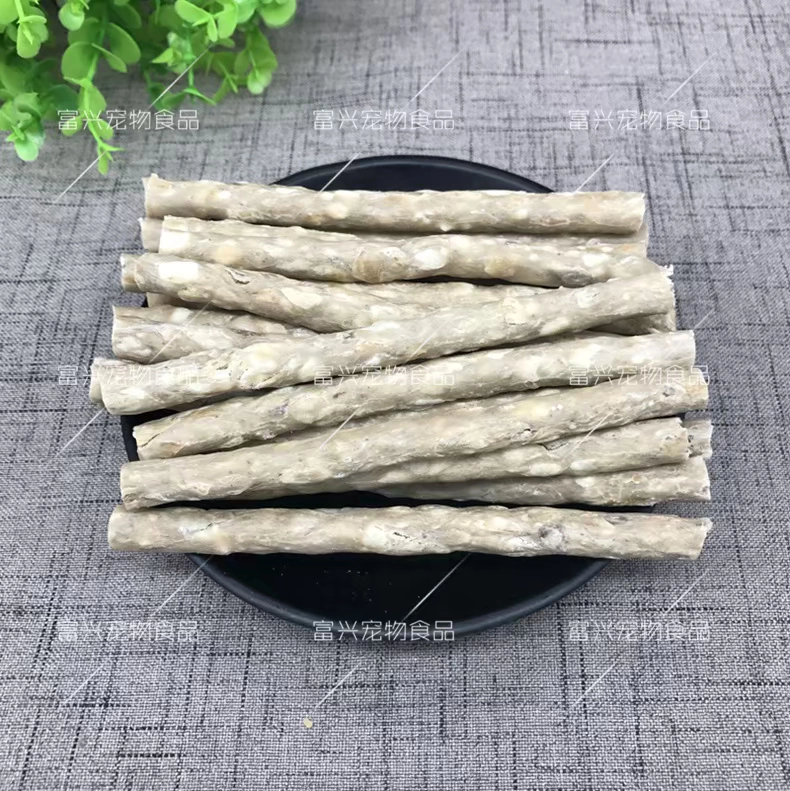 Que rau màu trắng, que có răng, đồ ăn nhẹ, đồ ăn nhẹ cho chó, 1 túi, 1 kg, 2 quả cân - Đồ ăn vặt cho chó bánh thưởng chó