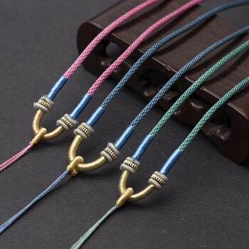 Hand-wound necklace rope high quality jade pendant lanyard