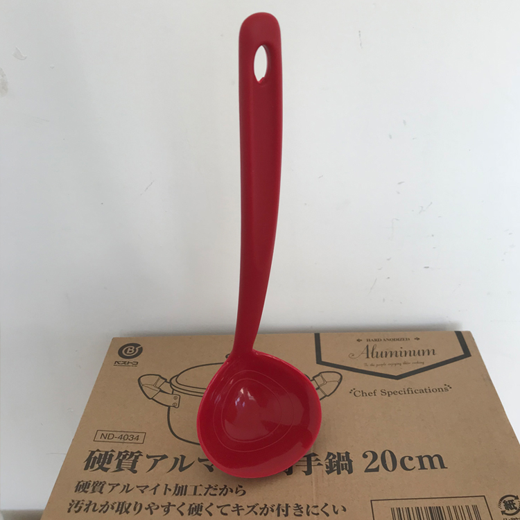 Exit silicone soup spoon for long - handled non - stick cooker special high - temperature food grade safety porridge spoon