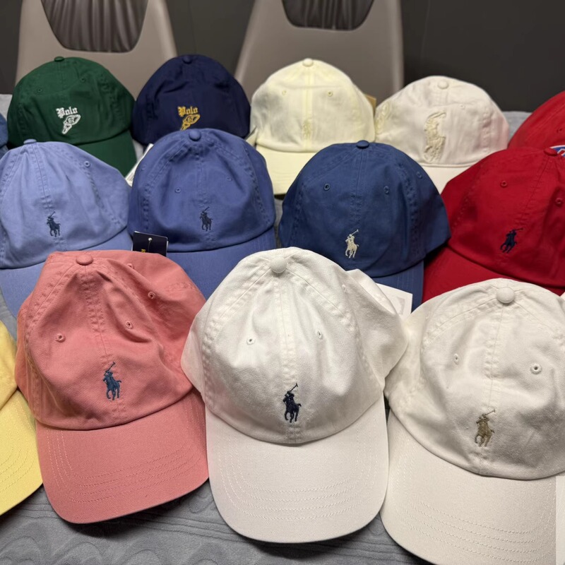 In-Stock Authentic Polo Ralph Lauren Baseball Cap for Men and Women with Embroidered Pony Logo