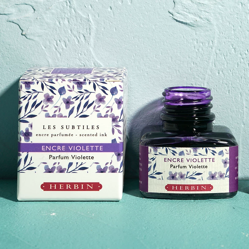Франция J.Herbin цветной ароматический чернила натуральное растение специи неуглеродистый цвет чернила стальная ручка без забивания/заклинивания 30мл/10мл
