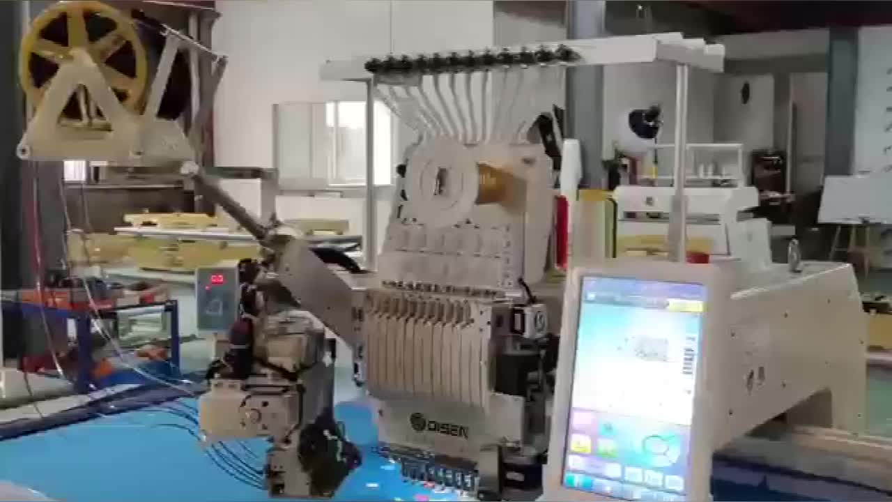 Industrial Embroidered Machines Single Head Of Patch Chenile Mix