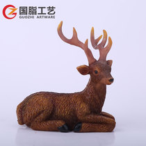 Resin crafts custom home soft resin ornaments to customize animal head decoration ornaments customization