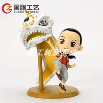 Chinese style cartoon resin doll custom film animation peripheral hand doll to customize resin crafts