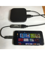 Android video capture card mobile phone tablet when display HDMI connected to monitor host computer SLR camera top box