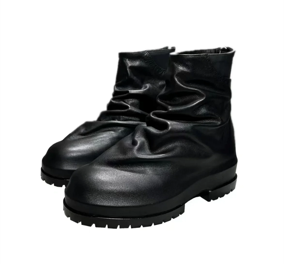 Demi-season leather sole, European style, cowhide