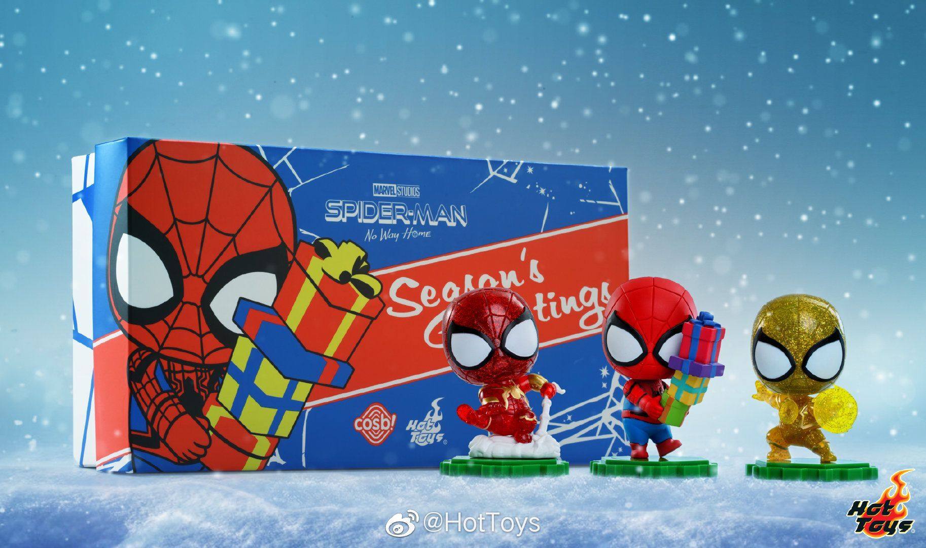 Spot HOTTOYS HT cosbaby CBX007B 2021 flagship store Christmas gift Spiderman