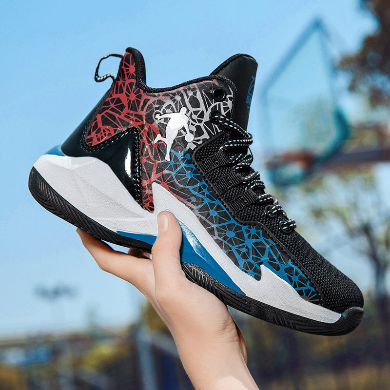 Basketball shoes children's summer mesh breathable cement field actual wear resistant sound boys and boys and boys sneakers