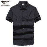 Septwolves, летняя универсальная рубашка, короткий рукав