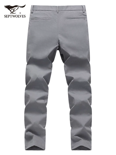 Septwolves, мужские весенние эластичные штаны, тренд сезона