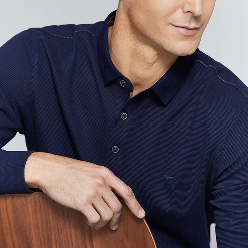 Septwolves, мужской осенний лонгслив, хлопковая футболка polo, 2020