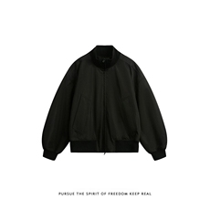 JK741-M-3XL-P45-现货-美式cleanfit短款飞行员夹克立领外套，男装夹克，星座1811B