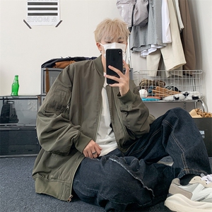 8XL-M特大码秋冬机能夹克外套冲锋衣百搭潮休闲宽松户外JK1301P70图片