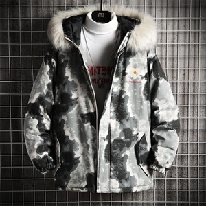 MC49059-P135 日系潮衣男大码派克服男工装服外套袄 网格图片