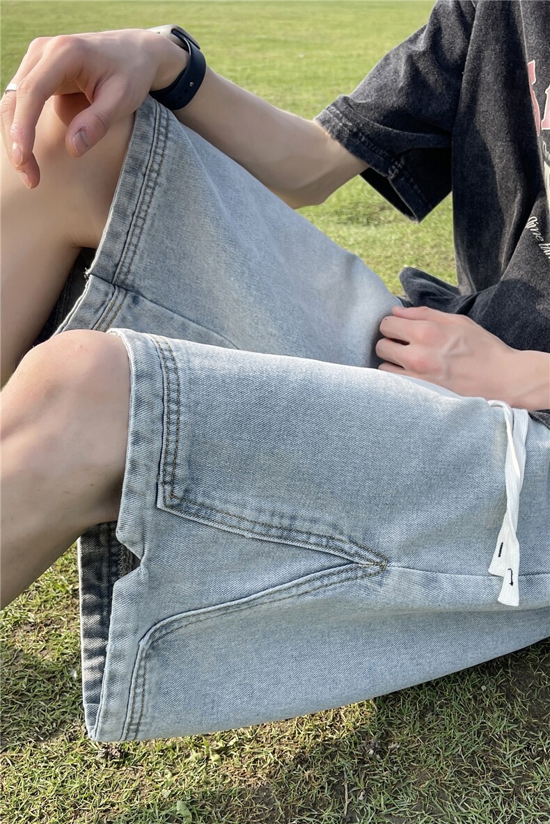 夏季新款水洗牛仔短裤A450特P40控58,男装牛仔裤,电商A309