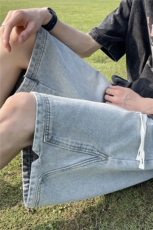 夏季新款水洗牛仔短裤A450特P40控58，男装牛仔裤，电商A309