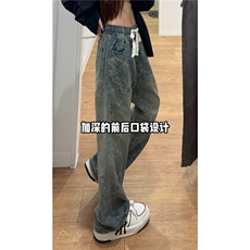 美式复古提花牛仔裤XZ310A-4-KZ52TP45，男装牛仔裤，星座310A-4