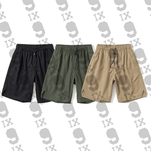 9IX蓝朋友/夏季基础四方格5302宽松廓形五分裤工装简约短裤PE-539图片