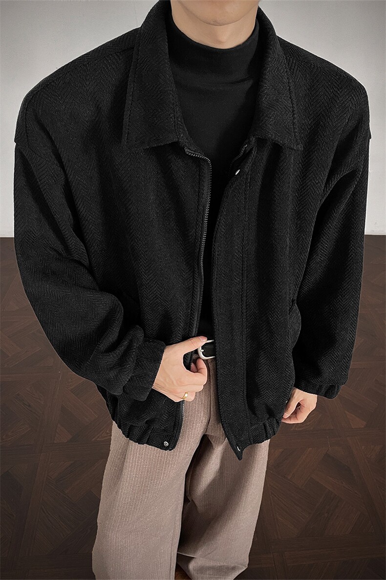 JK1166-特批60控108美式潮牌翻领夹克大码痞帅外套,男装夹克,电商A059