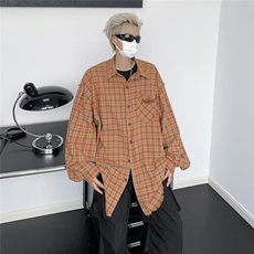 2024春千鸟格炸街外套男大码潮牌翻领休闲小香风吃LC123-P45，女装短外套，星座1109-3
