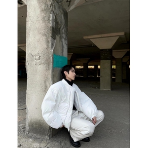 （现货） 白色棉服面包服短款 自制款图片
