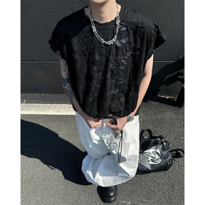 8XL-M 重磅！特大码短袖T恤背心男宽松休闲百搭 篮球服DX318P28图片