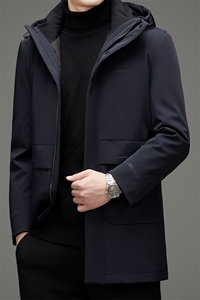 新款羽绒服男常规冬季连帽中青年男士保暖潮流外套MSNAY7076-P365图片