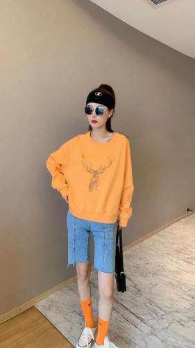 圆领卫衣、针织拼接外套，女装卫衣/绒衫，研秀