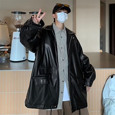 美式复古皮衣工装夹克男秋季男装宽松街头上衣户外百搭休闲外套，男装夹克，星座716-2
