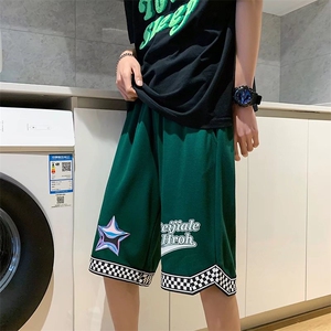 美式青春流行夏季男潮工装裤休闲裤百搭五分裤D629P28图片