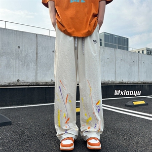 XZ616 夏季新款百搭泼墨速干裤休闲长裤TY2498 M-5XL 特P30控58图片
