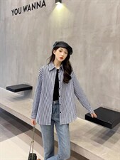 新款假两件衬衫，女装衬衫，OMY 瓯蔓意