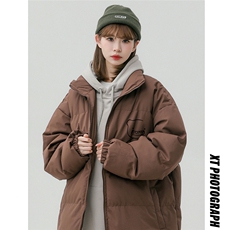 中性风冬季时尚百搭宽松字母印花棉服外套MY62058P85控118，男装棉衣，电商A268