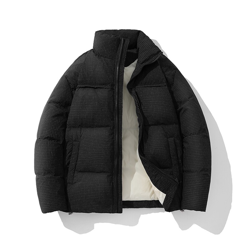 新标90白鸭绒简约休闲立领外套纯色加厚羽绒服ESY0212-P210图片
