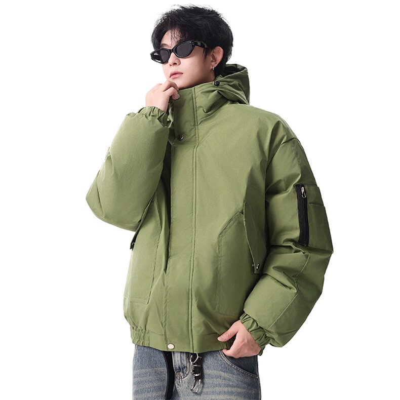 棉服男冬季新款港风宽松连帽棉衣MF9006-P90，男装棉衣，星座214-3