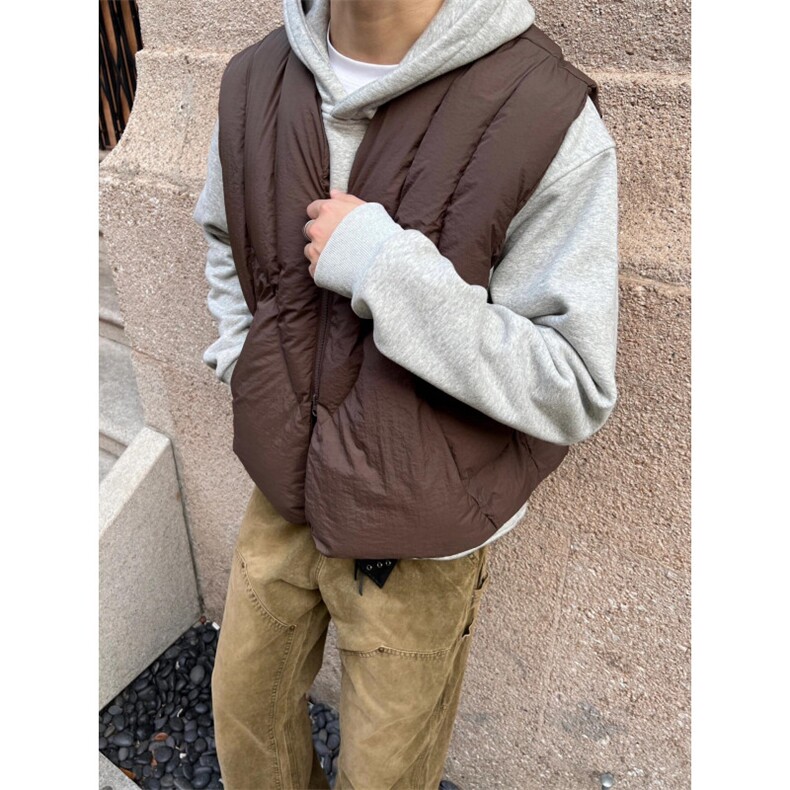 【有货】3361CC-特P68线型分割棉服马甲男加厚V领保暖背心,男装背心/马甲,星座1007（原301D）