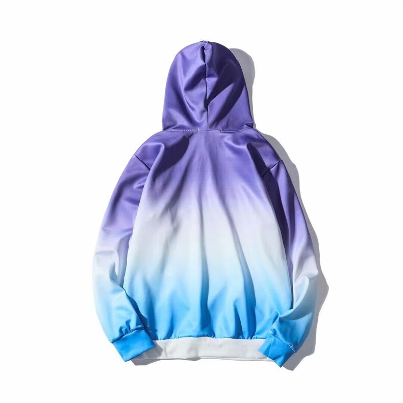 春秋款新品女装宽松连帽渐色长袖抽绳卫衣上衣服简约百搭LM02/P54,男装卫衣,星座506
