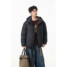 90%绒新标有报连帽韩版宽松羽绒服外套Y995/P350现货，男装羽绒服，星座202