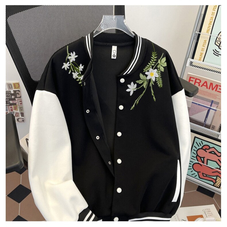 J9932-P70美式嘻哈高质量刺绣宽松潮牌棒球服夹克,男装夹克,星座617A-2