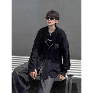 春秋新品纯色欧棉绒男士针织衫外套休闲时尚宽松夹克MY7352图片