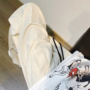 8XL-M冰丝凉感直筒裤子垂坠感大码薄款速干长裤阔腿裤KZ1956特P35图片