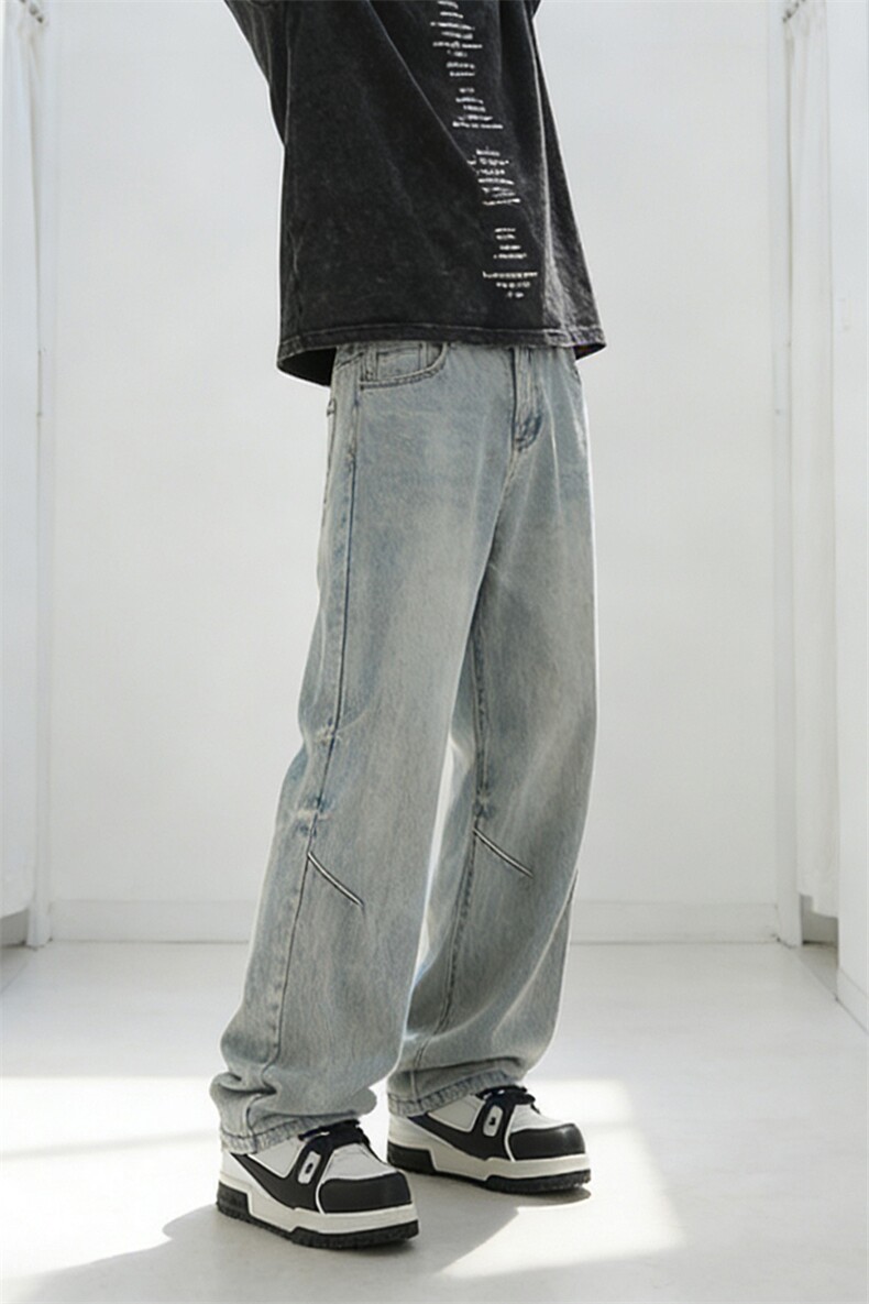 直筒牛仔裤男长裤A146-P45,男装牛仔裤,电商D312